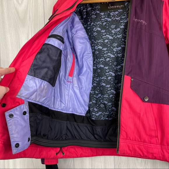 Obermeyer ‘Sara’ Outdoor Ski / Snowboarding Winter Nylon Zip Uo Jacket - Picture 7 of 8